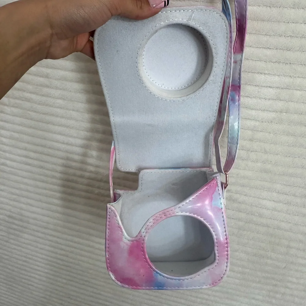 Tie-Dye Pastel Camera Crossbody case